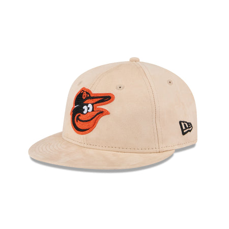 Baltimore Orioles Stone Suede Retro Crown 9FIFTY Snapback Hat