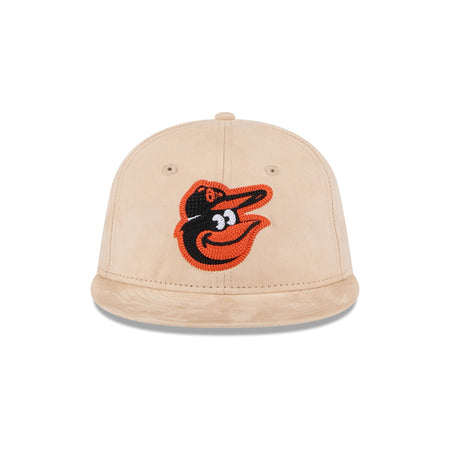 Baltimore Orioles Stone Suede Retro Crown 9FIFTY Snapback Hat