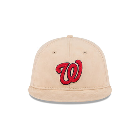 Washington Nationals Stone Suede Retro Crown 9FIFTY Snapback Hat