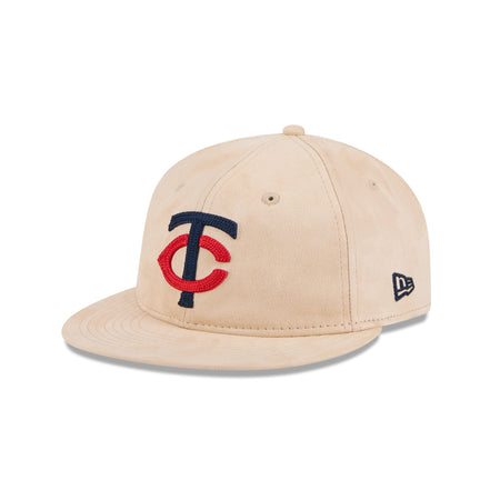 Minnesota Twins Stone Suede Retro Crown 9FIFTY Snapback Hat