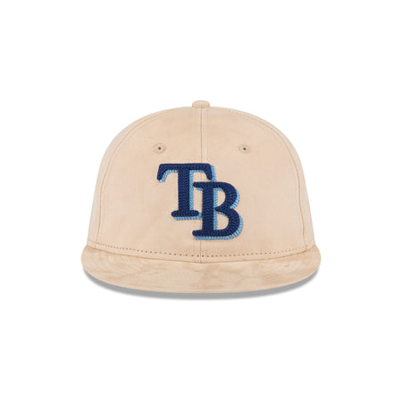 Tampa Bay Rays Stone Suede Retro Crown 9FIFTY Snapback Hat