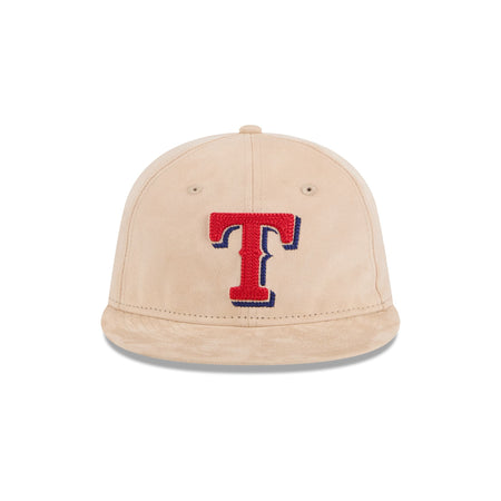 Texas Rangers Stone Suede Retro Crown 9FIFTY Snapback Hat