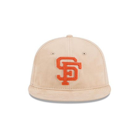 San Francisco Giants Stone Suede Retro Crown 9FIFTY Snapback Hat