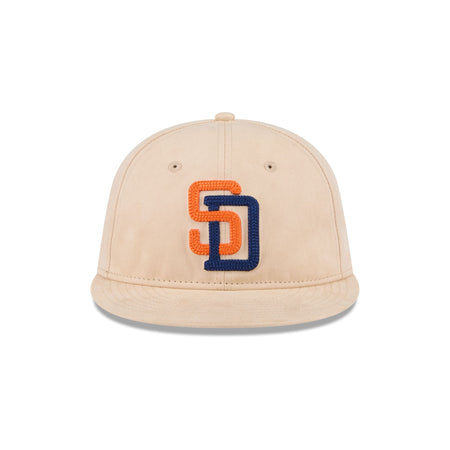 San Diego Padres Stone Suede Retro Crown 9FIFTY Snapback Hat