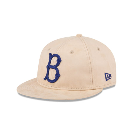 Brooklyn Dodgers Stone Suede Retro Crown 9FIFTY Snapback Hat