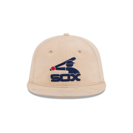 Chicago White Sox Stone Suede Retro Crown 9FIFTY Snapback Hat