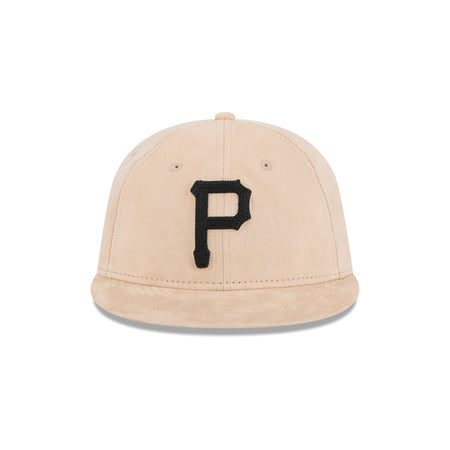 Pittsburgh Pirates Stone Suede Retro Crown 9FIFTY Snapback Hat