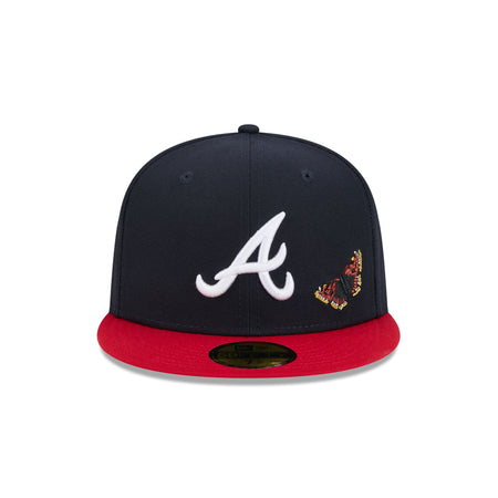 FELT x Atlanta Braves Navy 59FIFTY Fitted Hat