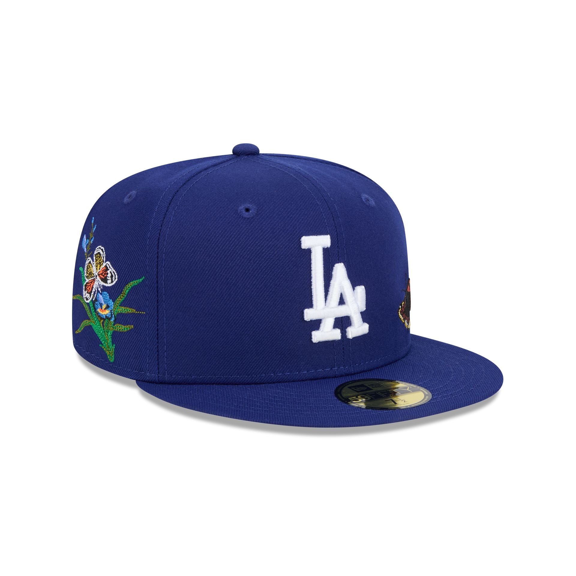 New Era fitted Los deals Angeles Dodgers BABY BLUE WITH LAVENDER UNDERLID SIZE 7 3/8