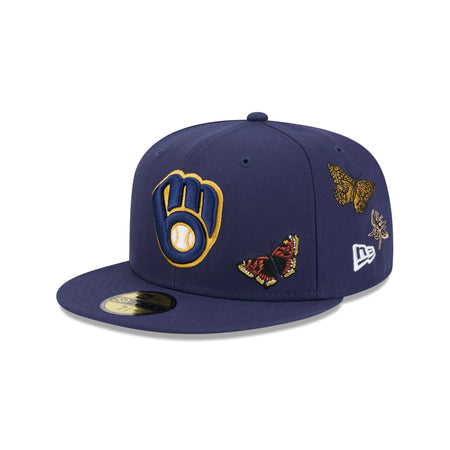 FELT x Milwaukee Brewers Navy 59FIFTY Fitted Hat