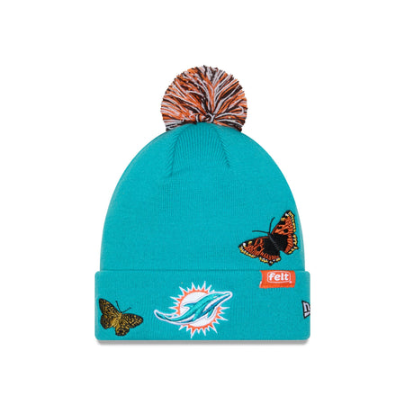 FELT x Miami Dolphins Pom Knit Hat