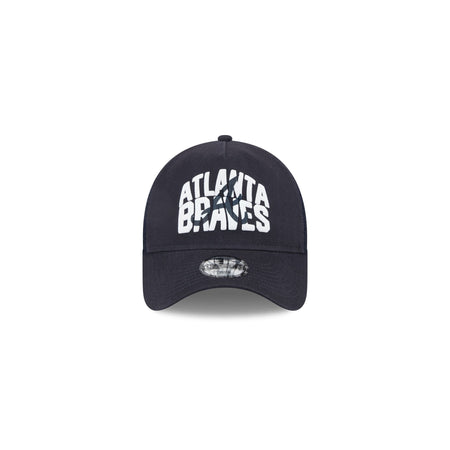 Atlanta Braves Kids Chalk 9FORTY A-Frame Trucker Hat