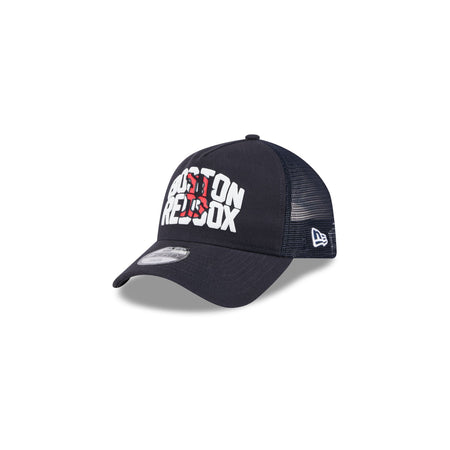 Boston Red Sox Kids Chalk 9FORTY A-Frame Trucker Hat