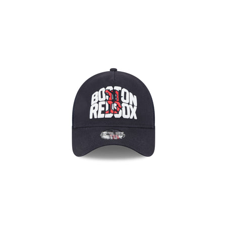 Boston Red Sox Kids Chalk 9FORTY A-Frame Trucker Hat