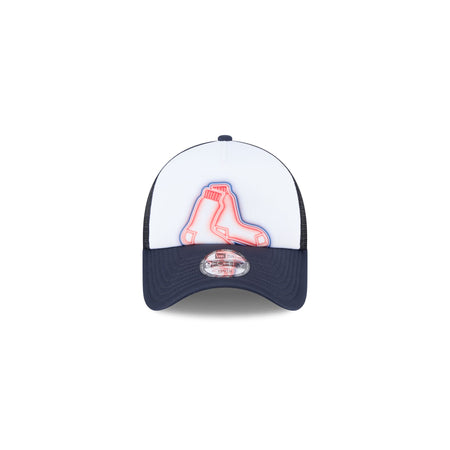 Boston Red Sox Kids Painted 9FORTY A-Frame Trucker Hat