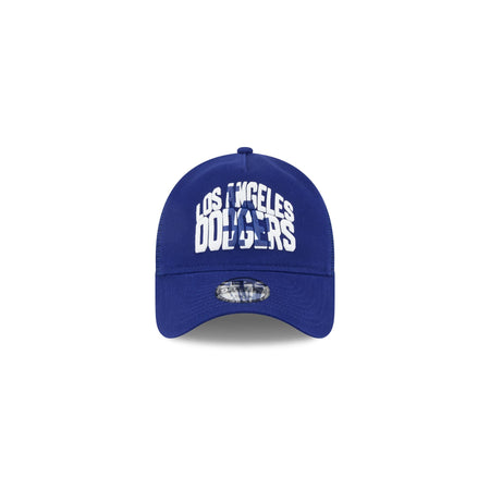 Los Angeles Dodgers Kids Chalk 9FORTY A-Frame Trucker Hat