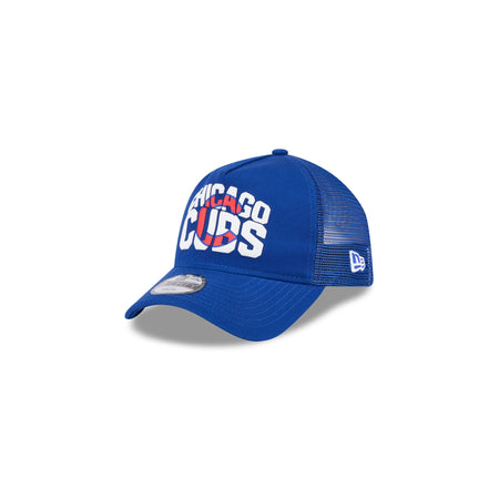 Chicago Cubs Kids Chalk 9FORTY A-Frame Trucker Hat