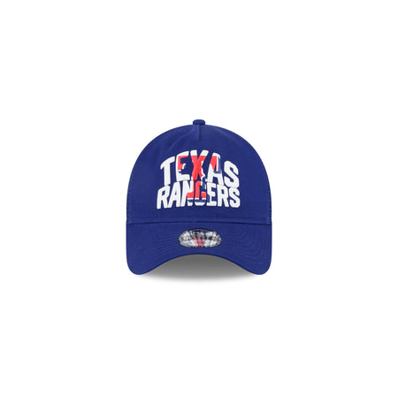 Texas Rangers Kids Chalk 9FORTY A-Frame Trucker Hat