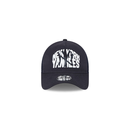 New York Yankees Kids Chalk 9FORTY A-Frame Trucker Hat