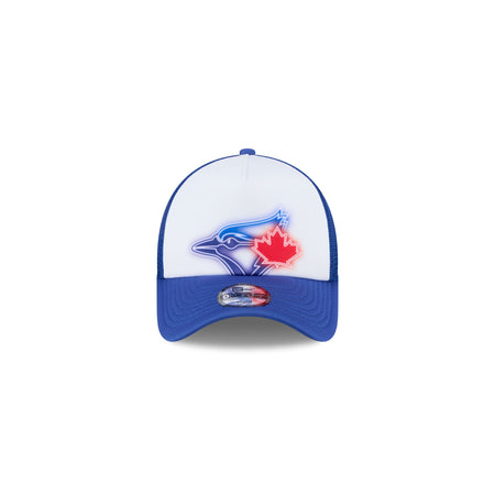 Toronto Blue Jays Kids Painted 9FORTY A-Frame Trucker Hat