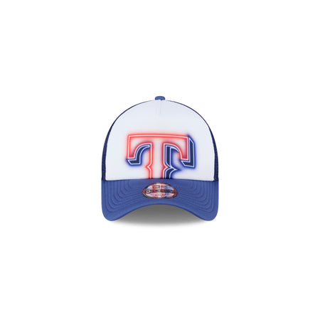 Texas Rangers Kids Painted 9FORTY A-Frame Trucker Hat