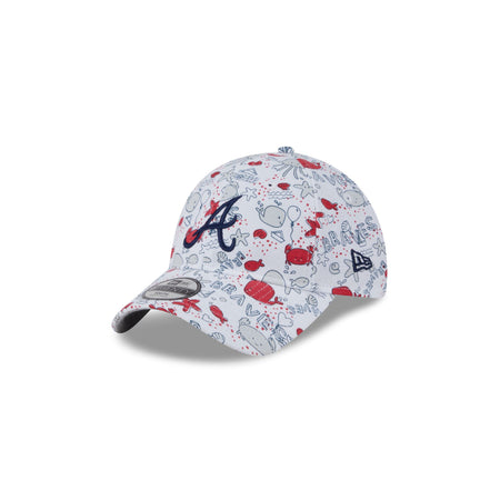 Atlanta Braves Kids Ocean 9TWENTY Adjustable Hat