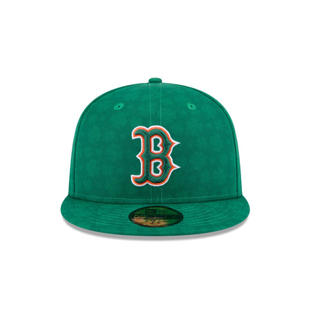 Boston Red Sox St. Patrick's Day 2025 59FIFTY Fitted Hat