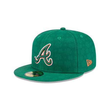 Atlanta Braves St. Patrick's Day 2025 59FIFTY Fitted Hat