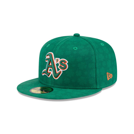 Oakland Athletics St. Patrick's Day 2025 59FIFTY Fitted Hat