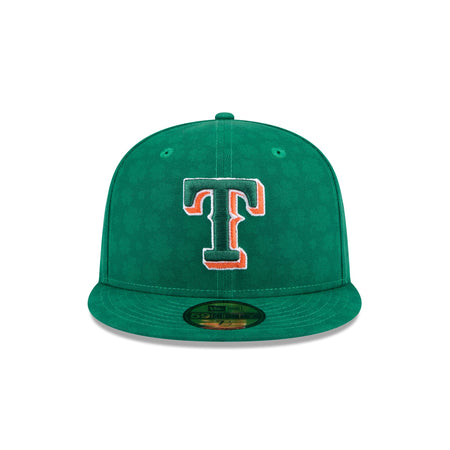 Texas Rangers St. Patrick's Day 2025 59FIFTY Fitted Hat