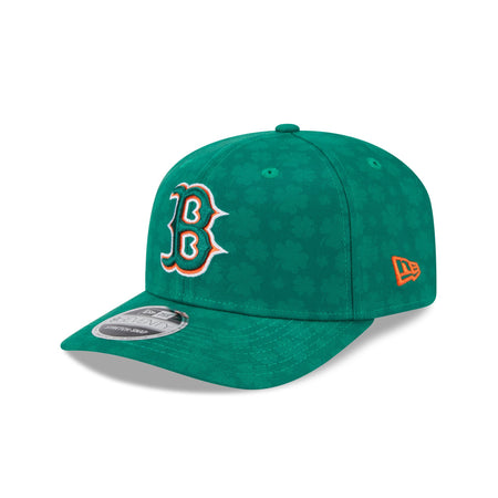 Boston Red Sox St. Patrick's Day 2025 9SEVENTY Stretch-Snap Hat