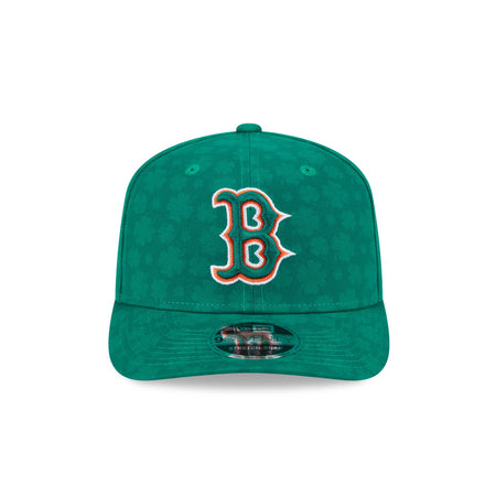 Boston Red Sox St. Patrick's Day 2025 9SEVENTY Stretch-Snap Hat