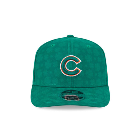 Chicago Cubs St. Patrick's Day 2025 9SEVENTY Stretch-Snap Hat