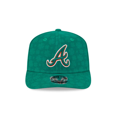 Atlanta Braves St. Patrick's Day 2025 9SEVENTY Stretch-Snap Hat