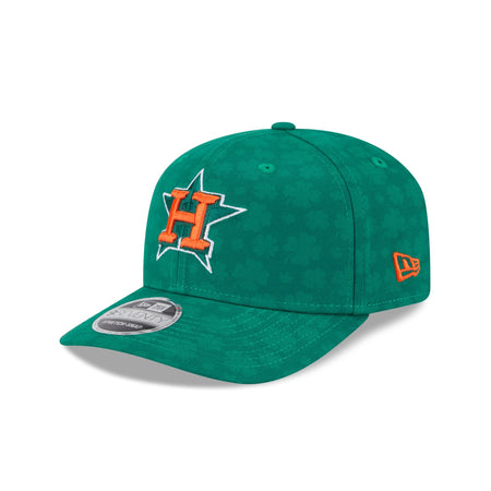 Houston Astros St. Patrick's Day 2025 9SEVENTY Stretch-Snap Hat