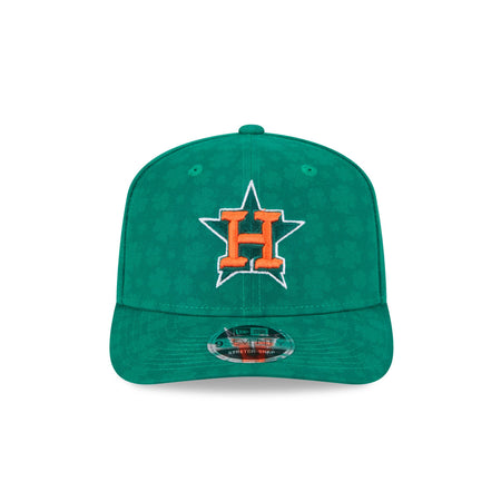 Houston Astros St. Patrick's Day 2025 9SEVENTY Stretch-Snap Hat