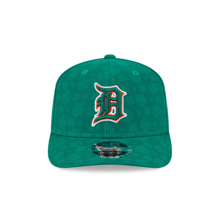 Detroit Tigers St. Patrick's Day 2025 9SEVENTY Stretch-Snap Hat