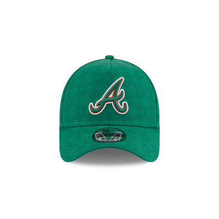 Atlanta Braves St. Patrick's Day 2025 9FORTY A-Frame Snapback Hat