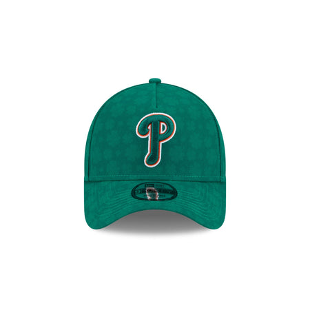 Philadelphia Phillies St. Patrick's Day 2025 9FORTY A-Frame Snapback Hat