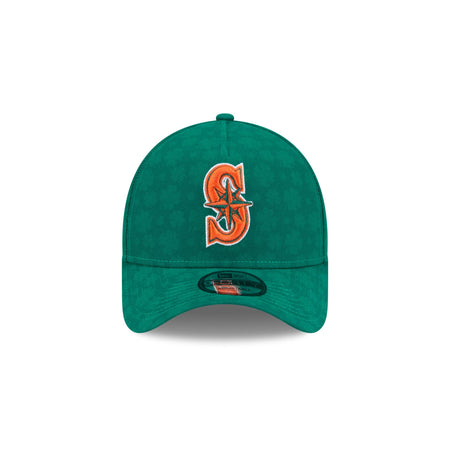 Seattle Mariners St. Patrick's Day 2025 9FORTY A-Frame Snapback Hat