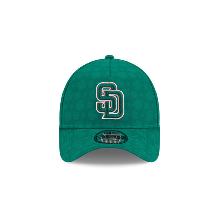 San Diego Padres St. Patrick's Day 2025 9FORTY A-Frame Snapback Hat