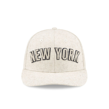 AC Milan x New York Yankees Cream Twill Low Profile 9FIFTY Adjustable Hat