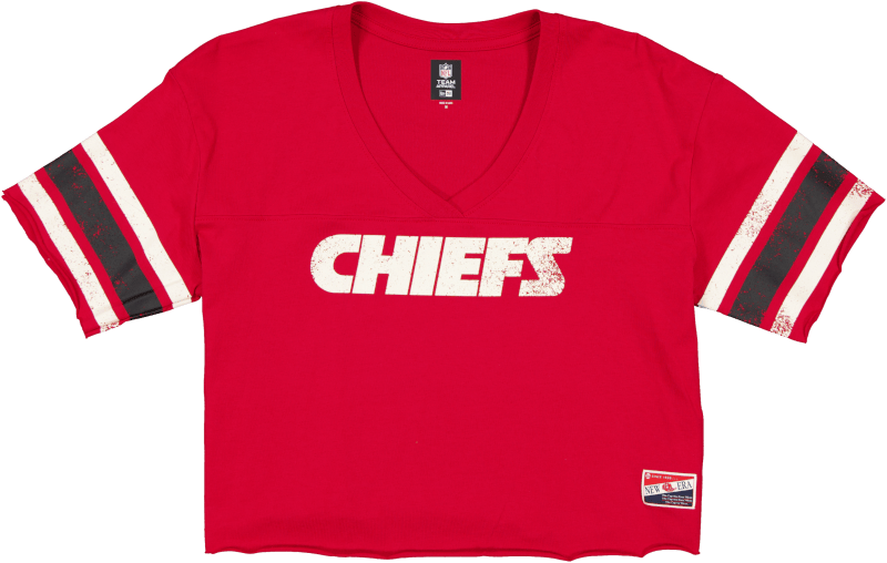 Kansas City Chiefs Throwback Cropped Women's T-Shirt