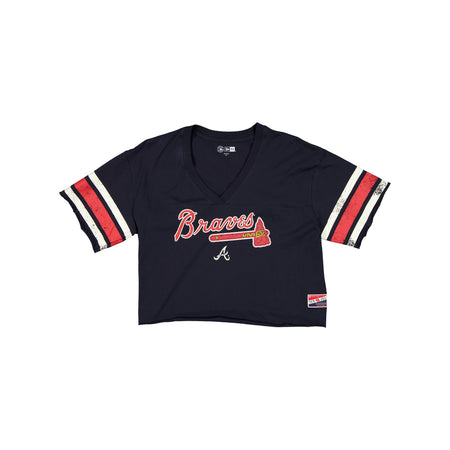 Atlanta Braves Throwback Cropped Women's T-Shirt