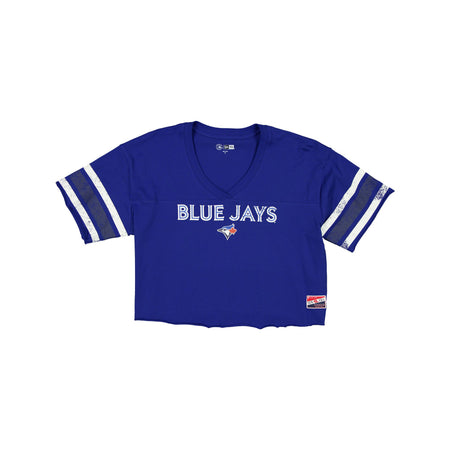 Toronto Blue Jays Throwback Cropped Women's T-Shirt