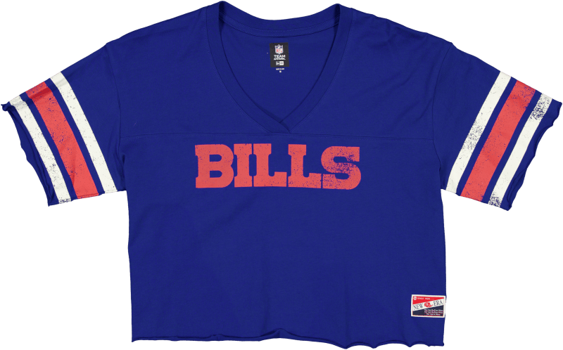 Buffalo Bills Throwback Cropped Women's T-Shirt