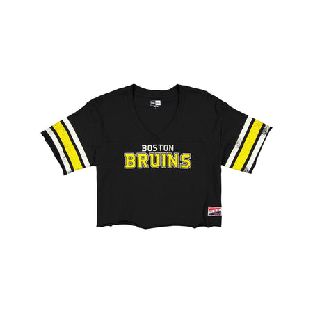 Boston Bruins Throwback Cropped Women's T-Shirt