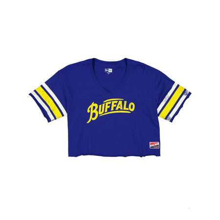 Buffalo Sabres Throwback Cropped Women's T-Shirt