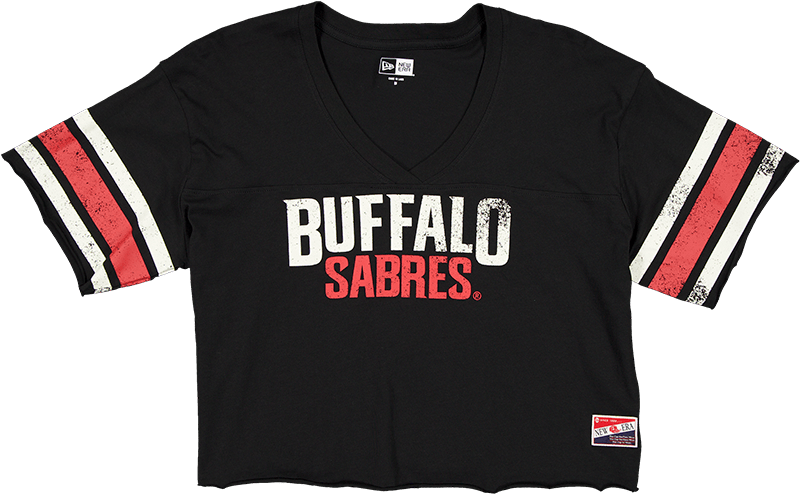 Buffalo Sabres Alternate Throwback Cropped Women's T-Shirt