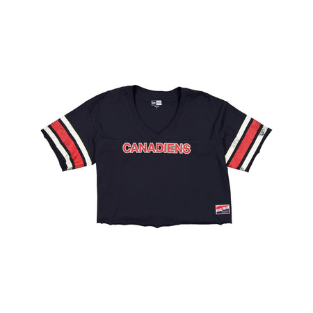 Montreal Canadiens Throwback Cropped Women's T-Shirt